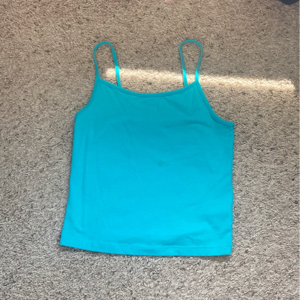 Wild Fable Blue Fitted Crop Camisole